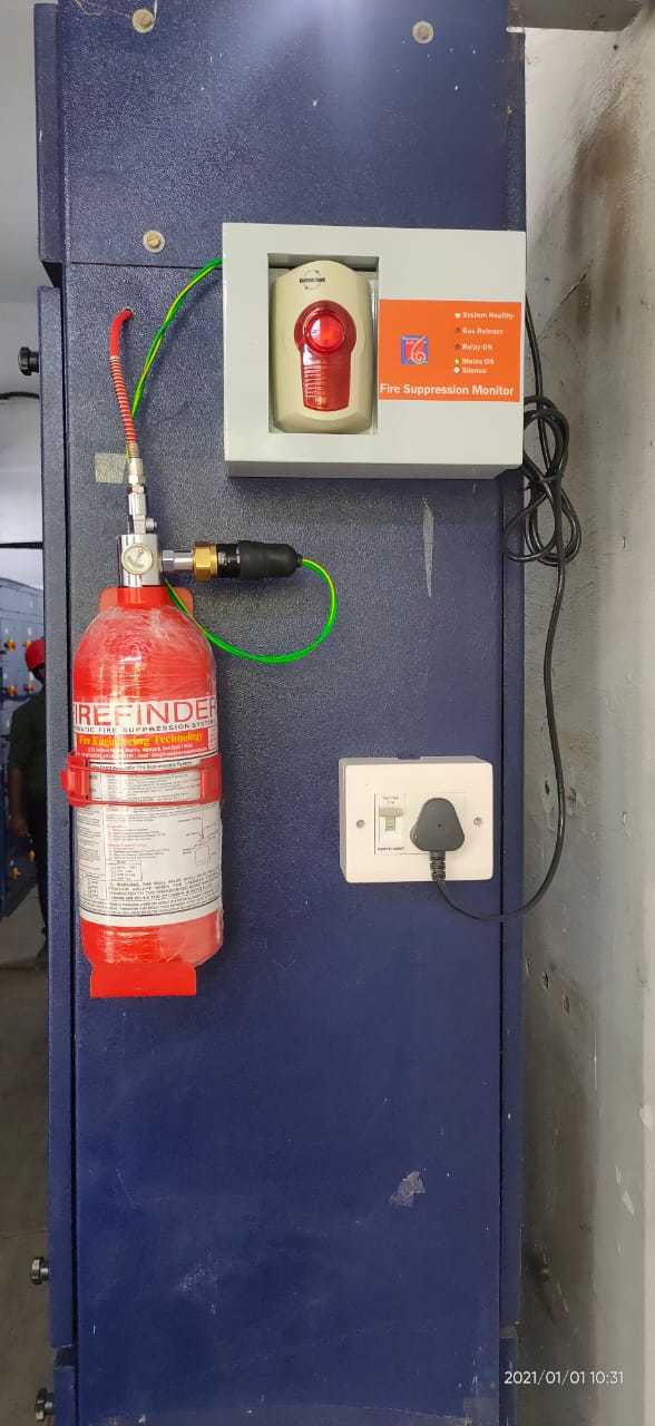 Fire Detection Tube Suppression System - Color: Red