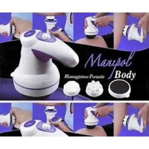 Manipol Full Body Massager 3 In 1 (YMA 10) - Plastic Material, Wavy & Ball Type Massage Heads | Correct Body Posture, Improve Blood Circulation, Reduce Stress, Enhance Flexibility