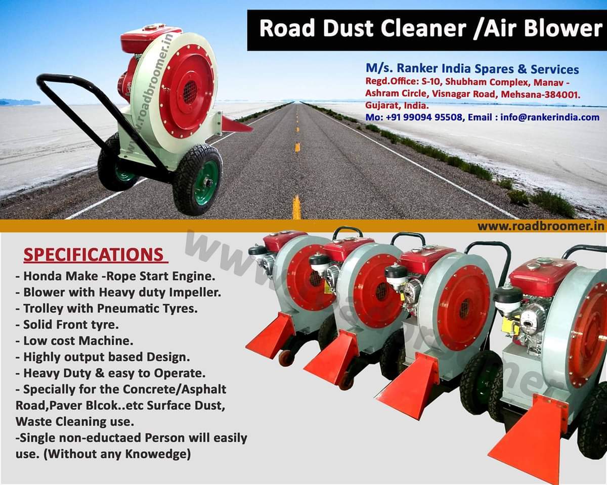Any Grey/yellow/ Green Road Dust Cleaner Blower