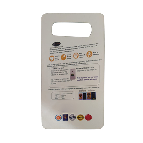 Anti Radiation Chip - Rectangle Design | Red Color, High-performance Shielding Solution For Enhanced Device Protection
