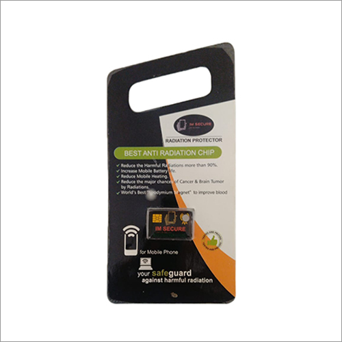 Radiation Protector Chip - Black Rectangle Design | Enhanced Protection Against Radiation Exposure
