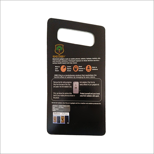Radiation Protector Chip - Black Rectangle Design | Enhanced Protection Against Radiation Exposure