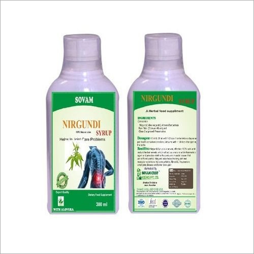 300 Ml Nirgundi Syrup Age Group: Suitable For All