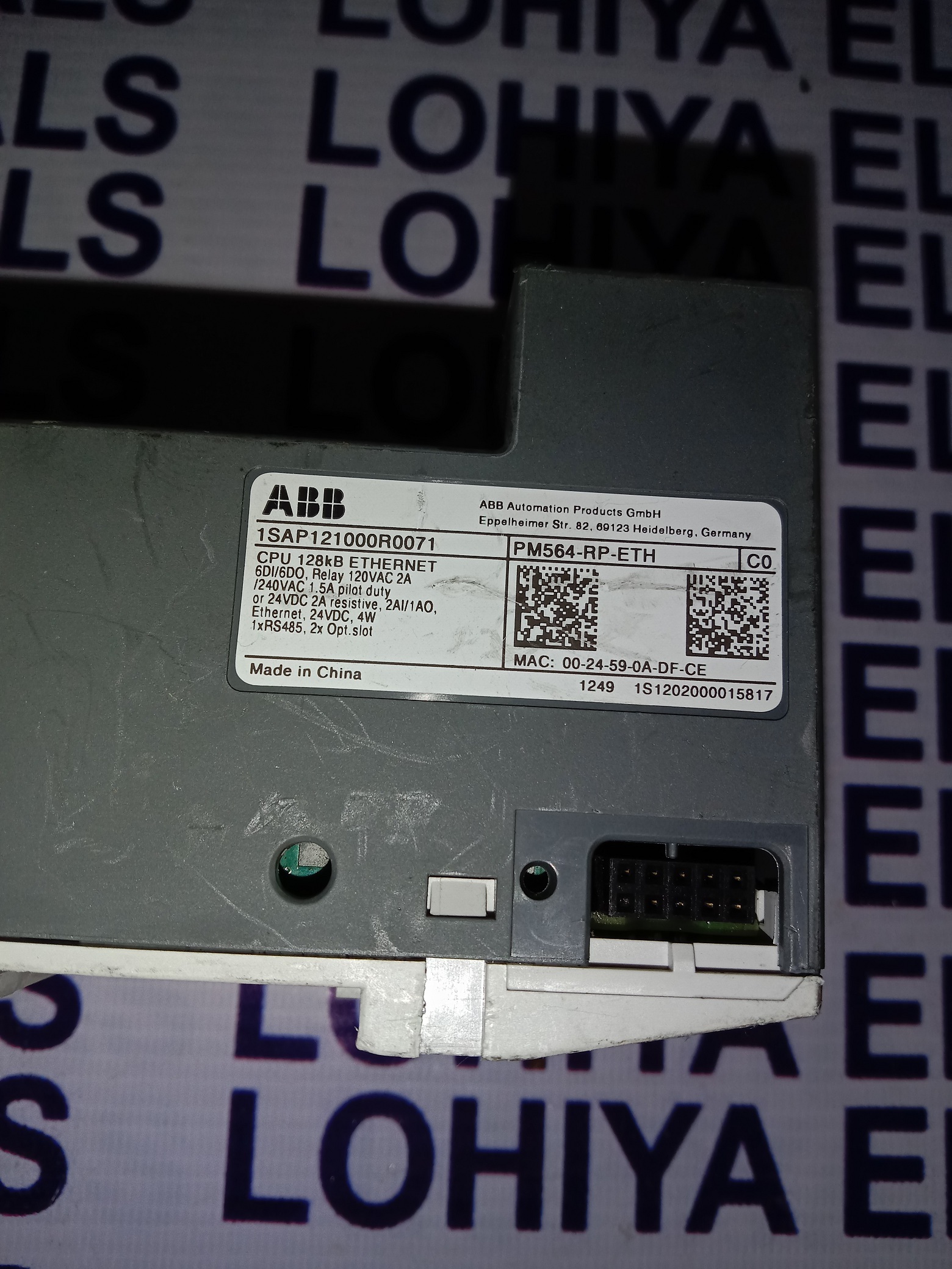 Aab Procontic Plc Pm564-rp-eth