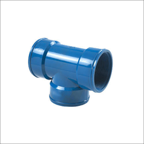 PVC Tee - PVC, 50mm to 100mm, Blue | ISO-7-1, IS-554, BS-21 Compliant