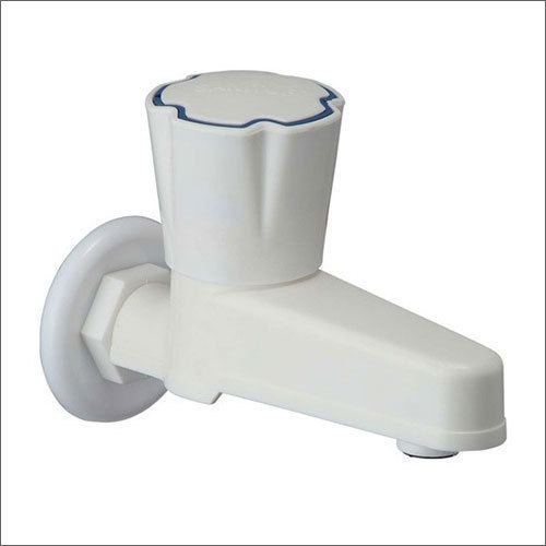 PVC Water Tap - PVC, 15mm, White | Wall Mounted, Attractive Finish, Ideal for Bathrooms and Kitchens