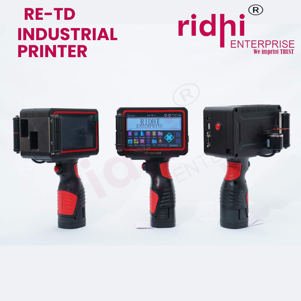 री-टीडी - 48 मिमी लार्ज कैरेक्टर इंडस्ट्रियल हैंडहेल्ड नॉन-कॉन्टैक्ट इंक जेट प्रिंटर