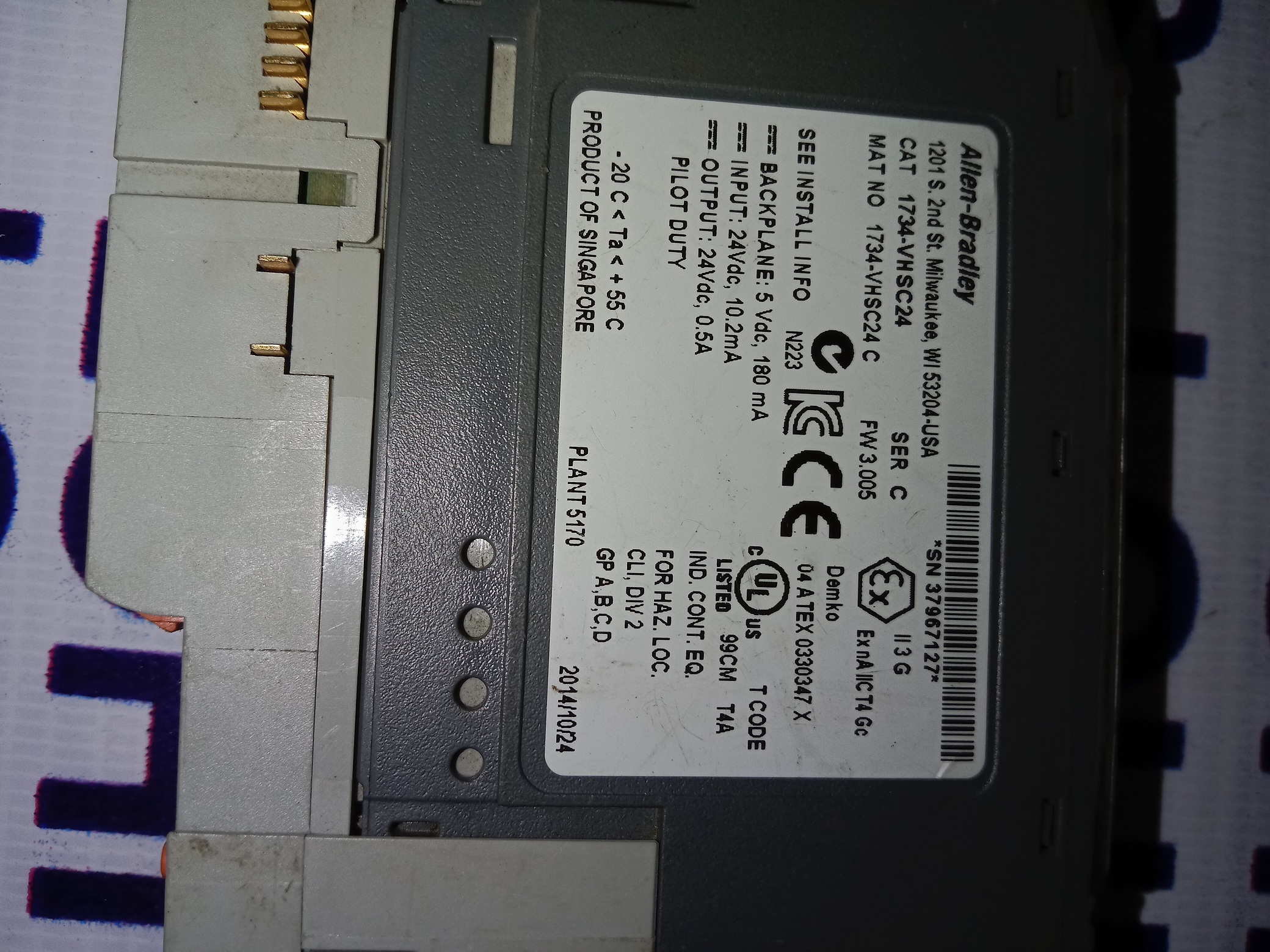 Allen Bradley Output Module 1734-vhsc24