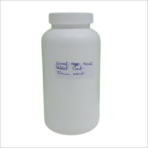 500ml Hdpe Round Tablet Container Capacity: 500 Milliliter (Ml)