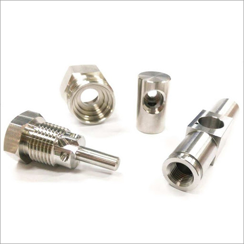 Ss Cnc Machine Component - Aluminum, Silver Color | Impact-resistant, Heat-resistant, Heavy Load Capable, Precision Engineered