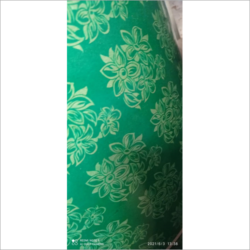 Green And Red Colour Flower Design