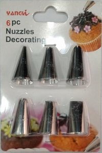 Ss Nozzle Set Stainless Steel, Perfect Size For Cake Decoration