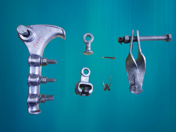 Silver Single Tension 3 Bolted Hardware Fittings