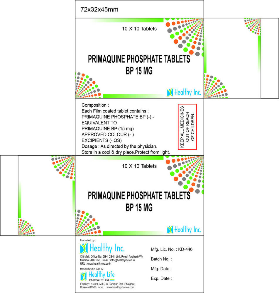 Primaquine Tablets Generic Drugs