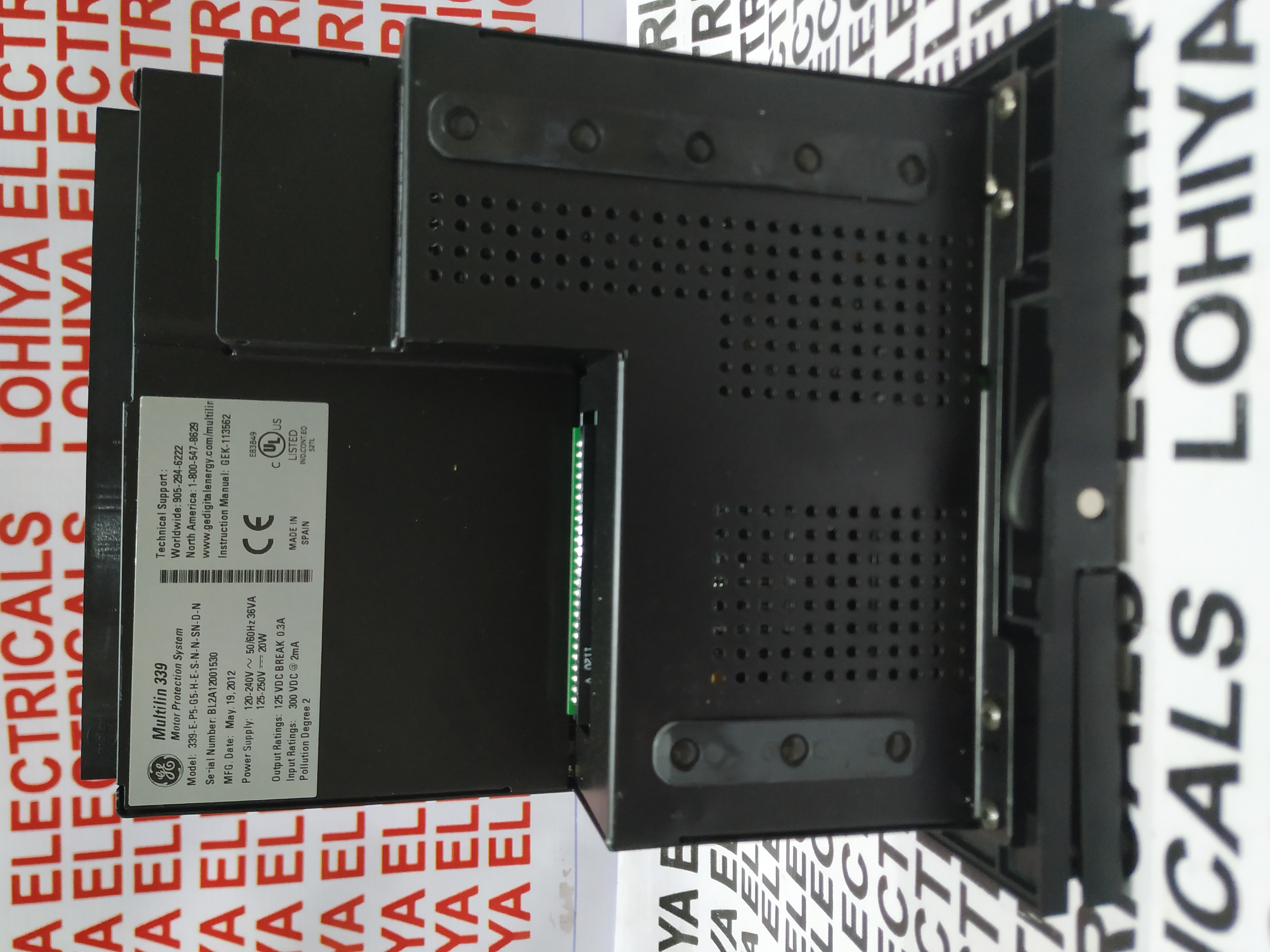 Ge Multilin 339 Motor Protection Relay 339-e-p5-g5-h-e-s-n-n-s-n-d-n