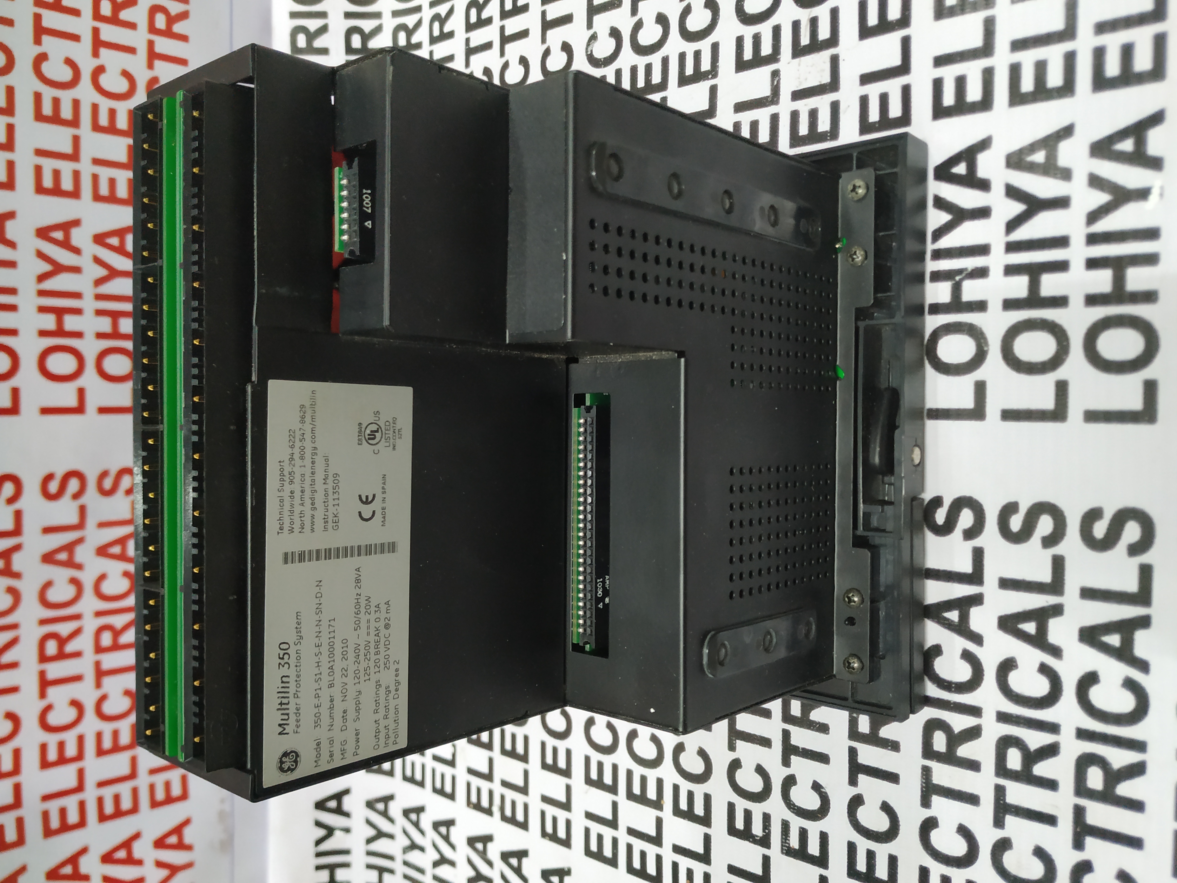 Ge Multilin 350 Feeder Protection Relay 350-e-p1-s1-h-s-e-n-n-sn-d-n
