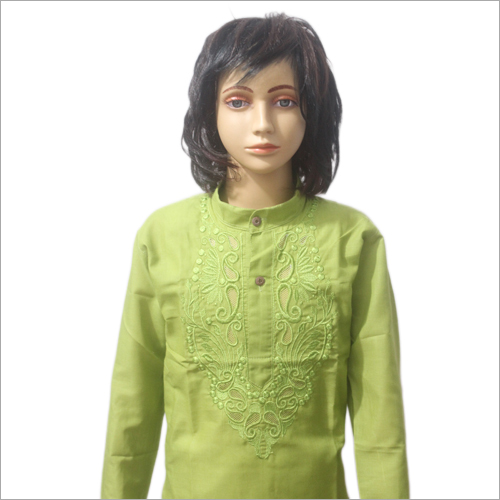Lucknowi Kids Net Kurta With Cotton Pajama Age Group: 6 Month To 14 Yrs