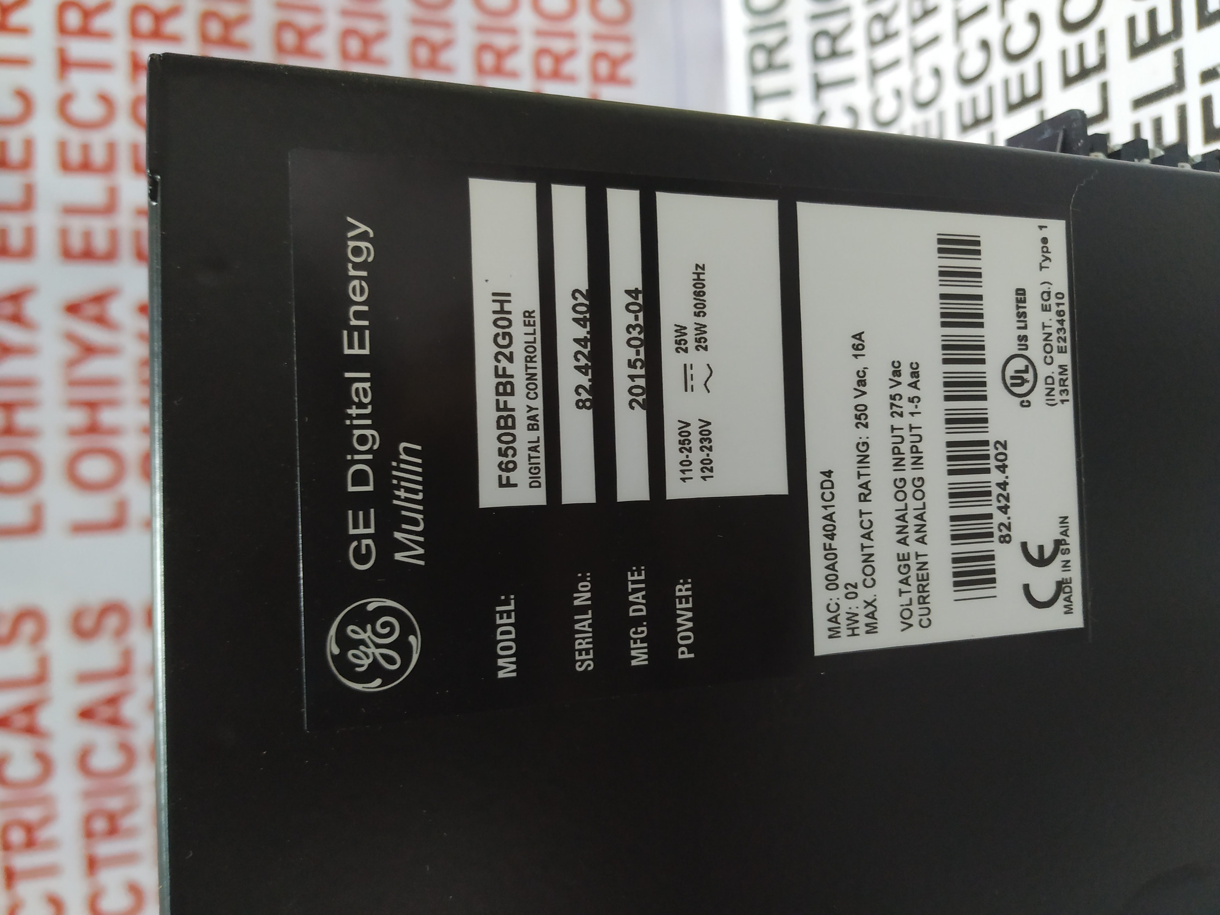 Ge Digital Energy Multilin F650bfbf2g0hi Relay