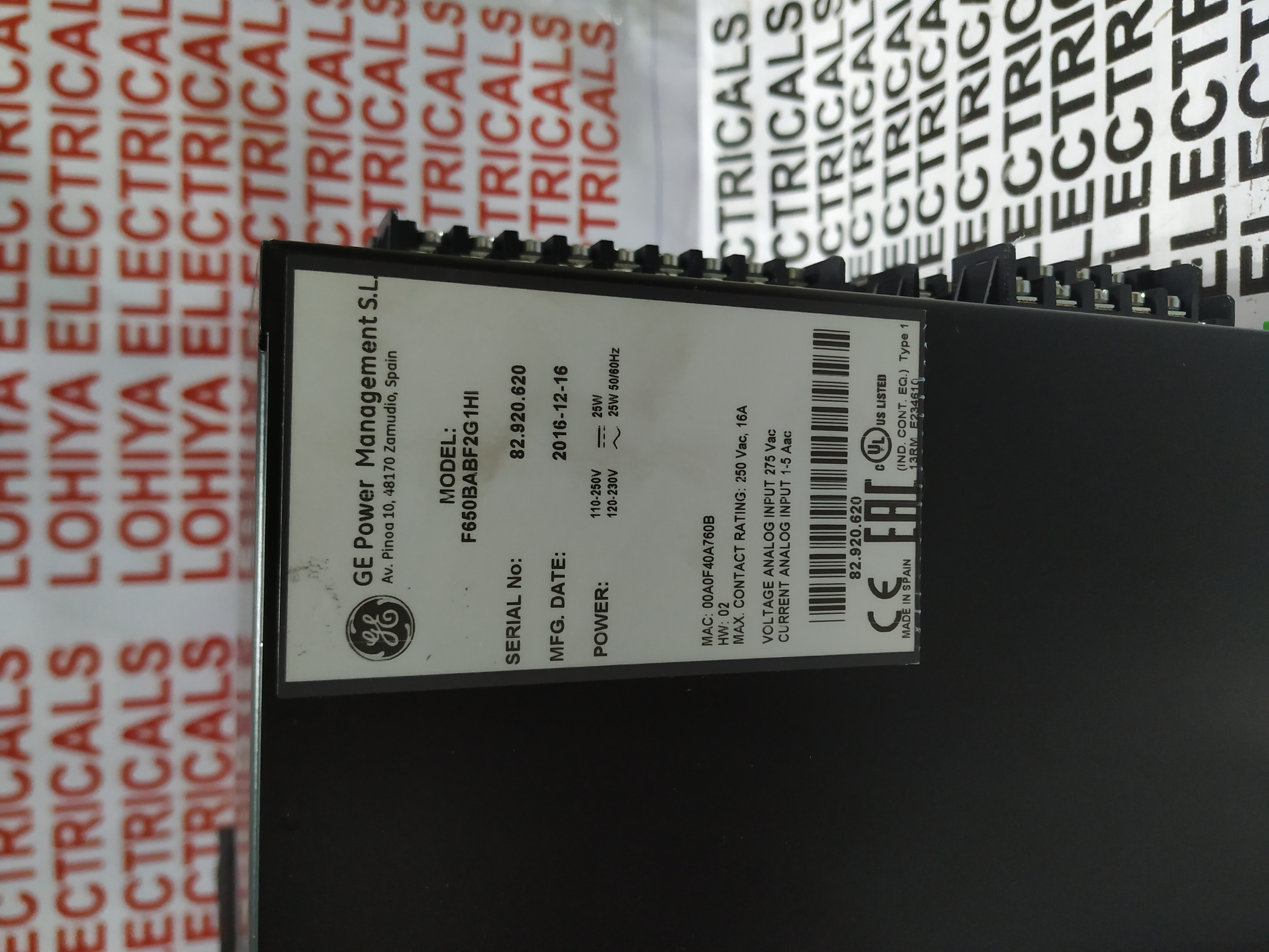 Ge Digital Energy Multilin F650babf2g1hi Relay