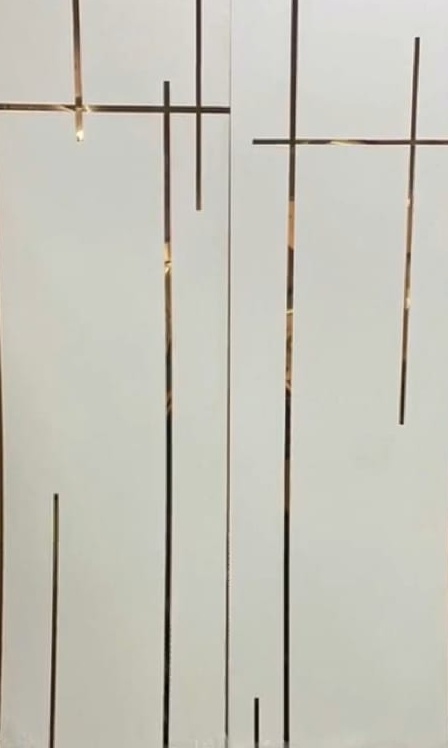 Glossy Mirror Pvc Laminated Panel