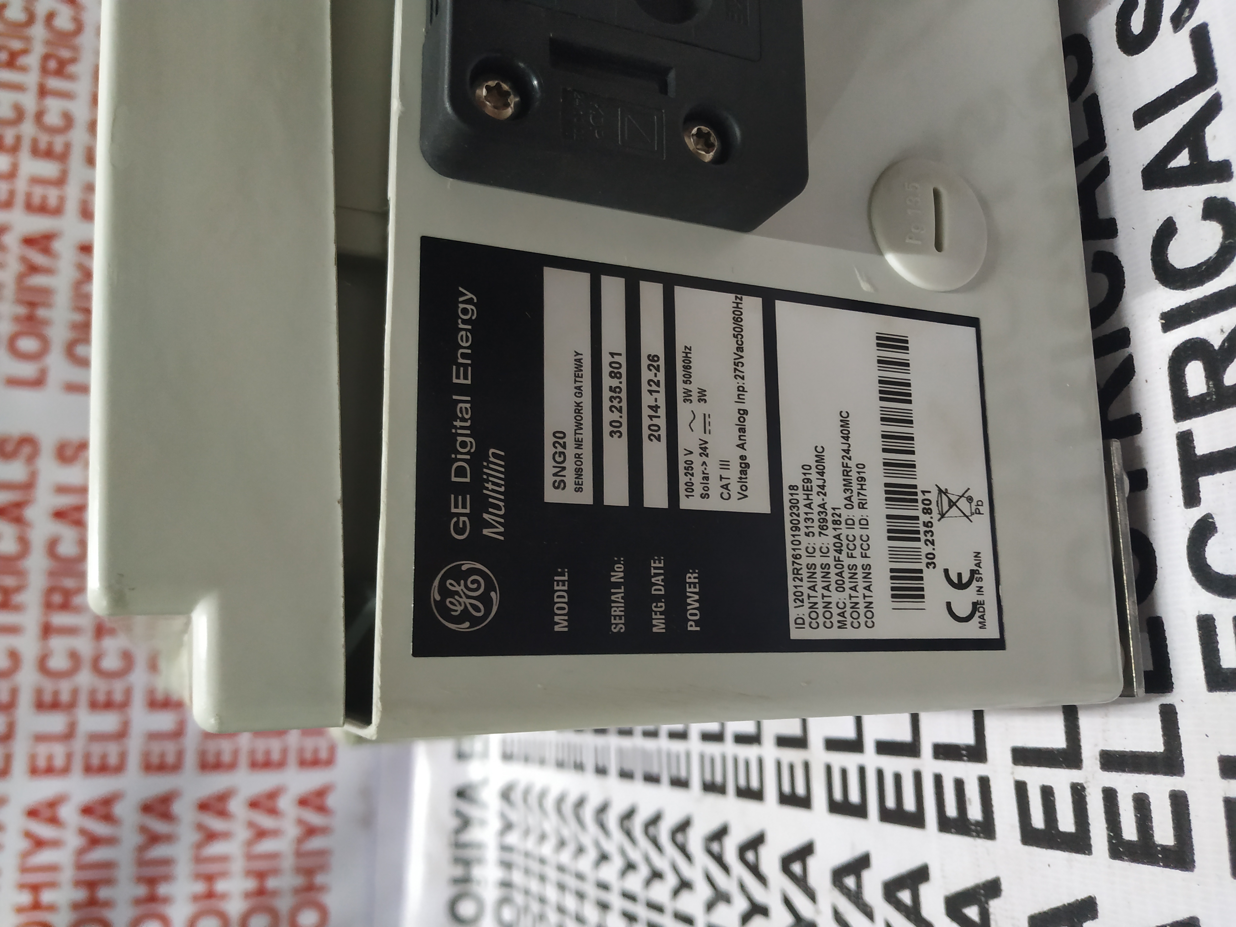 Ge Digital Energy Multilin Sng20 Sansor Network Gateway