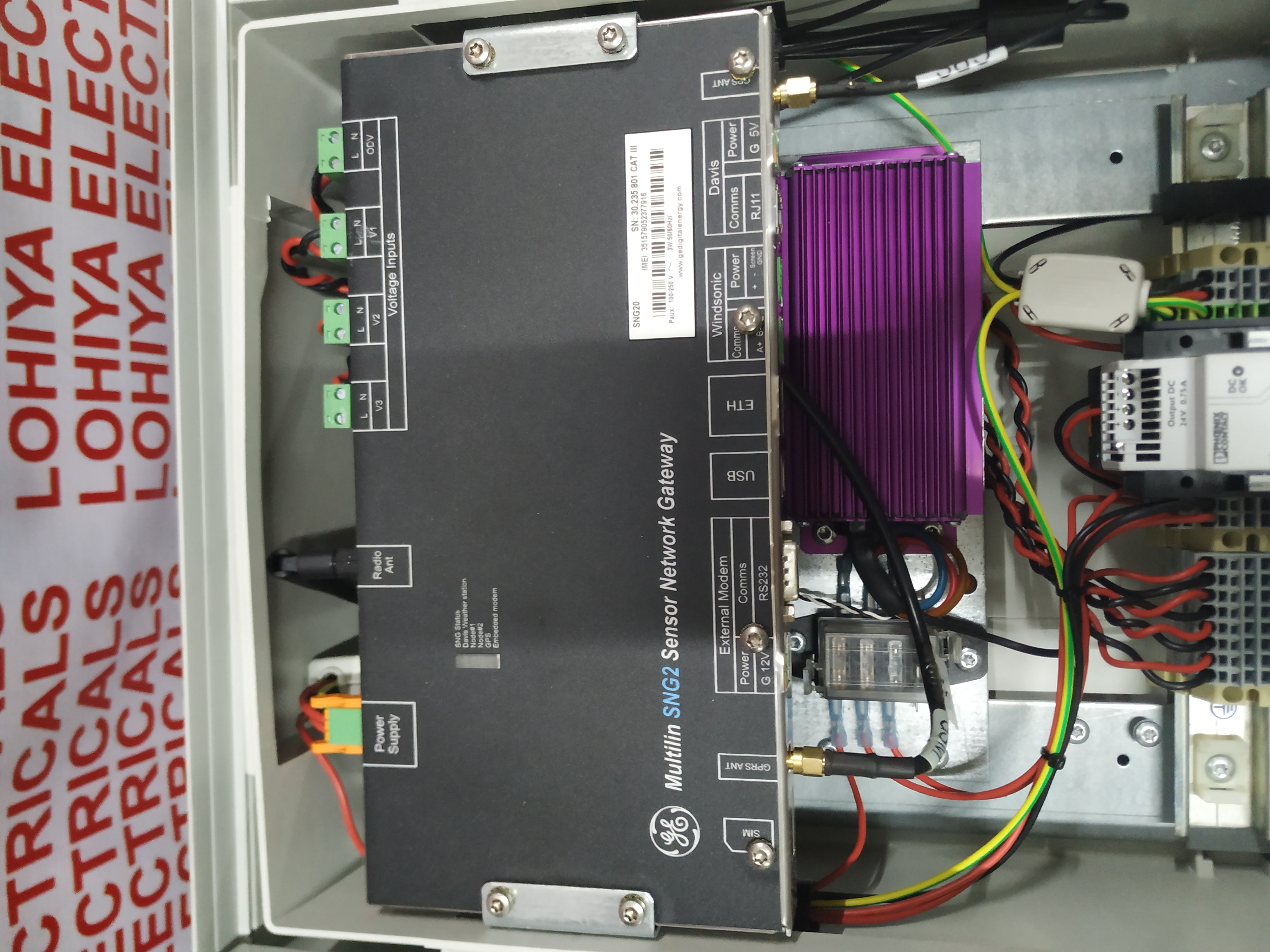 Ge Digital Energy Multilin Sng20 Sansor Network Gateway