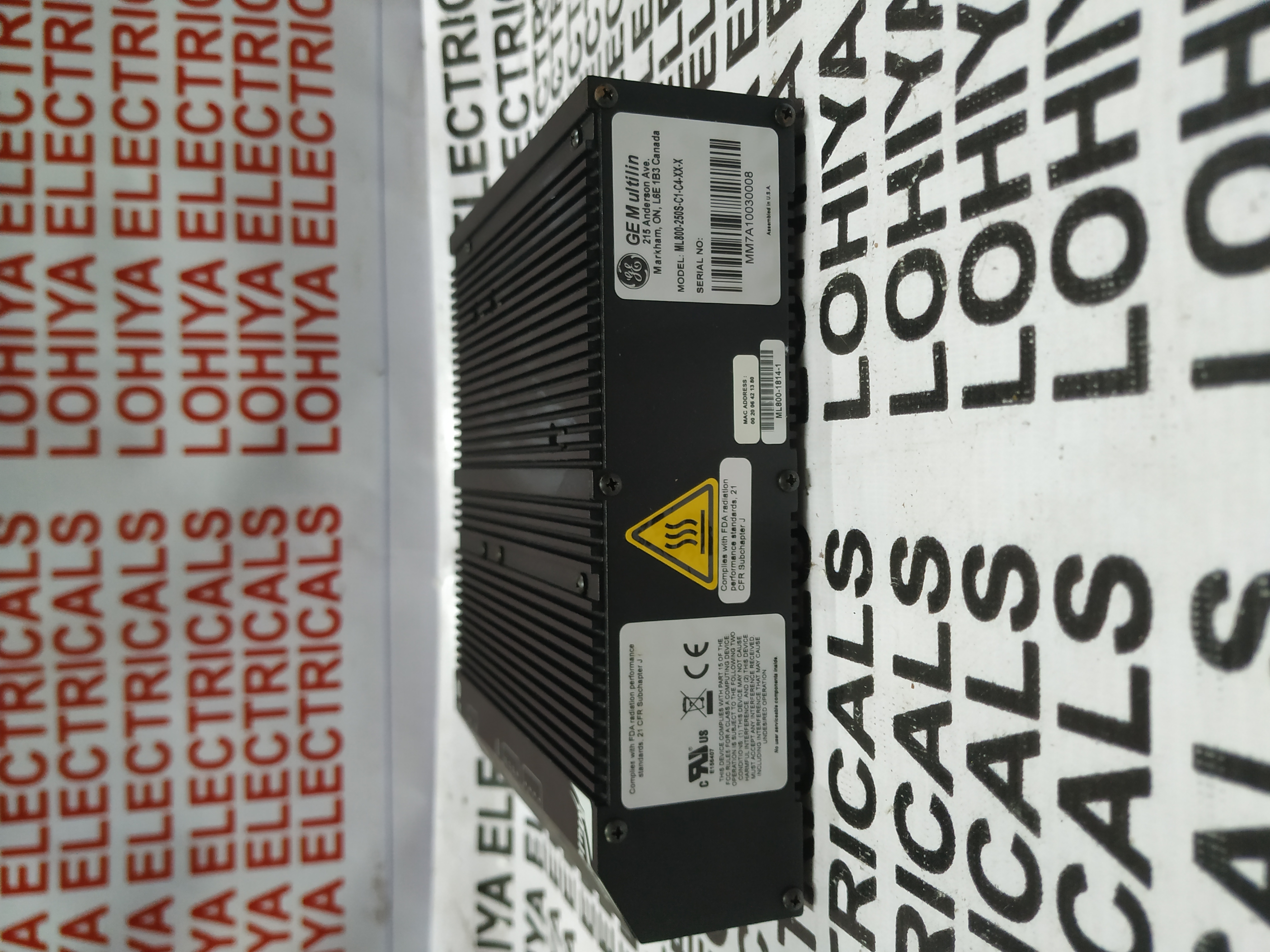 Ge Multilin Ml800-250s-c1-c1-h1-x Multilink Ml810 Switch