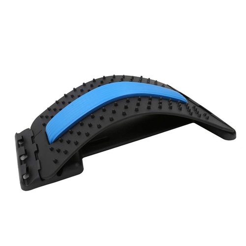 Multi-Purpose Self Massager - Premium Quality ABS, Adjustable Multi-Level Back Stretcher | Chronic Pain Relief, Posture Correction, Versatile Use at Home, Office, Gym