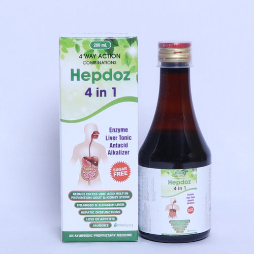 Enzyme, Liver Tonic, Antacid, Alkalizer Syrup 200 Ml