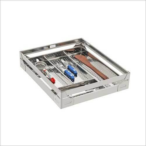 Perforated Sheet Cutlery Baskets Height: 4 Inch (In)