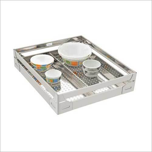 Ss Perforated Partition Basket Height: 4 Inch (In)