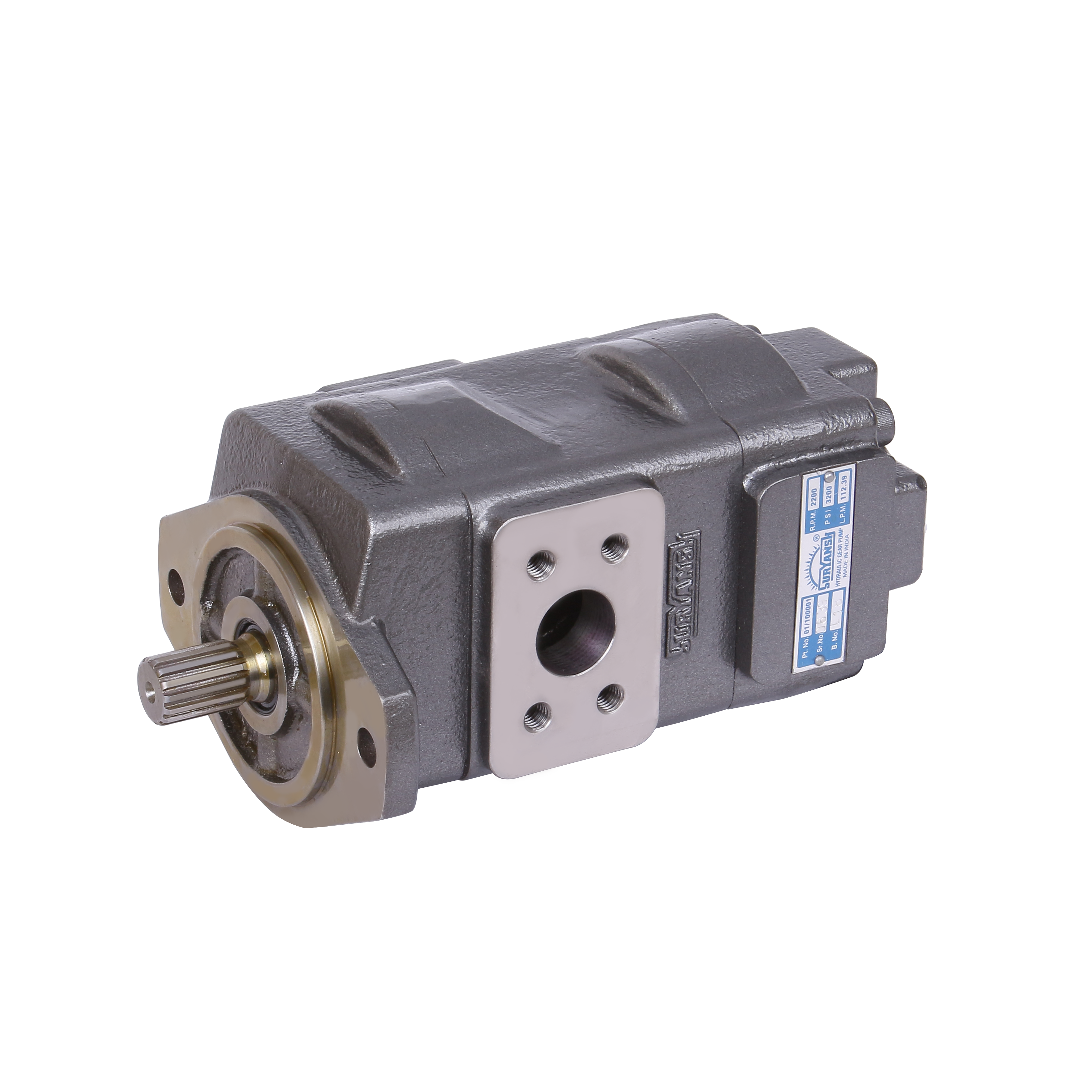 Mild Steel New Suryansh Hydraulic Pump For 3dx Super Hydraulic Pump