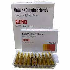 Quinine Dihydrochloride Injection - 400 mg/4 ml Liquid | Anti-Malaria Treatment for Adults and Aged Persons, ISO/GMP/WHOGMP Approved