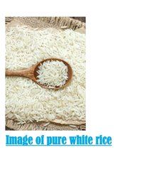  शुद्ध सफेद चावल और परबोइल राइस