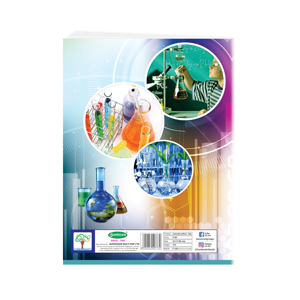 Practical Book - Big Graph 170 Pages Center Stiched