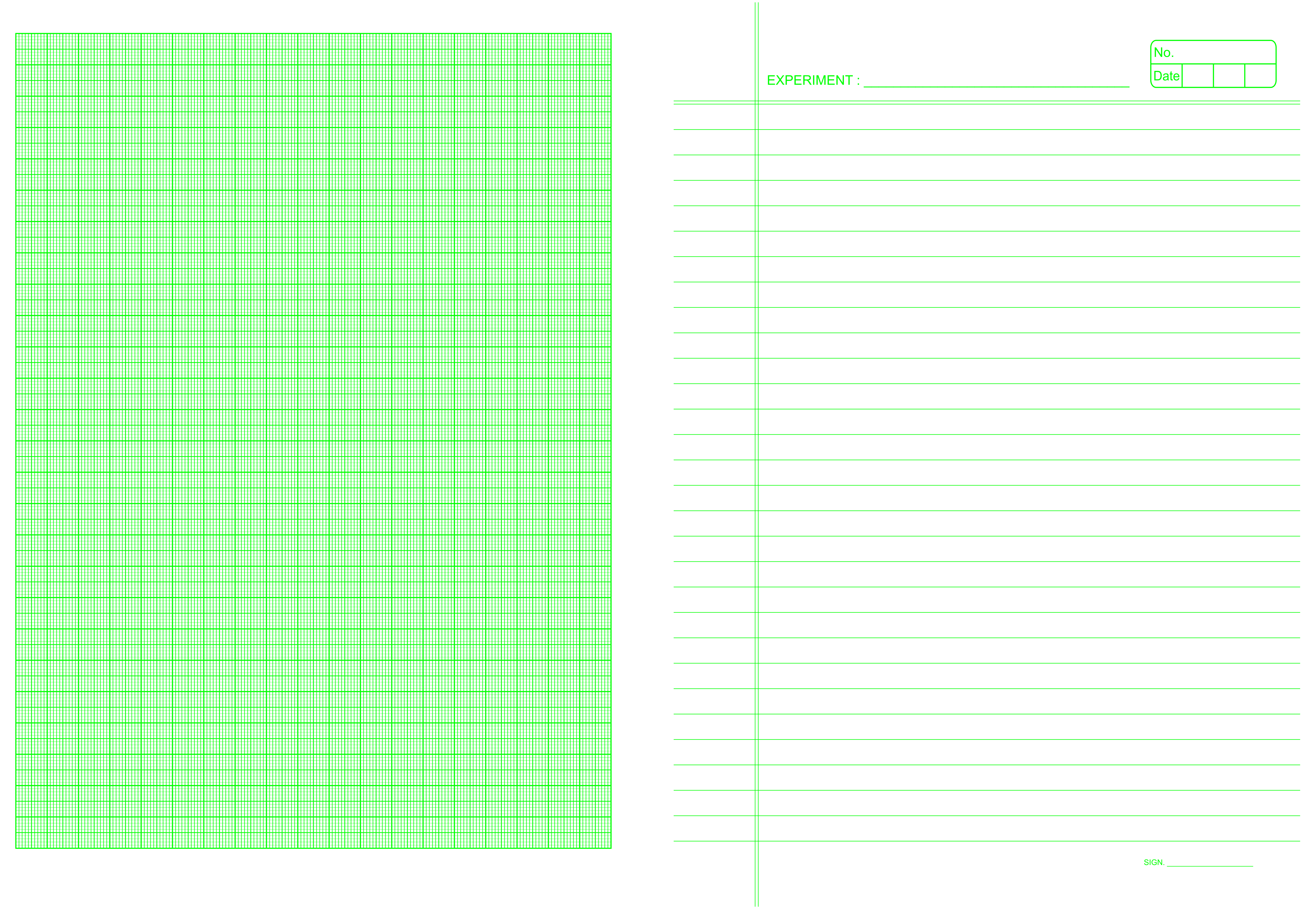 Practical Book - Big Graph 170 Pages Center Stiched