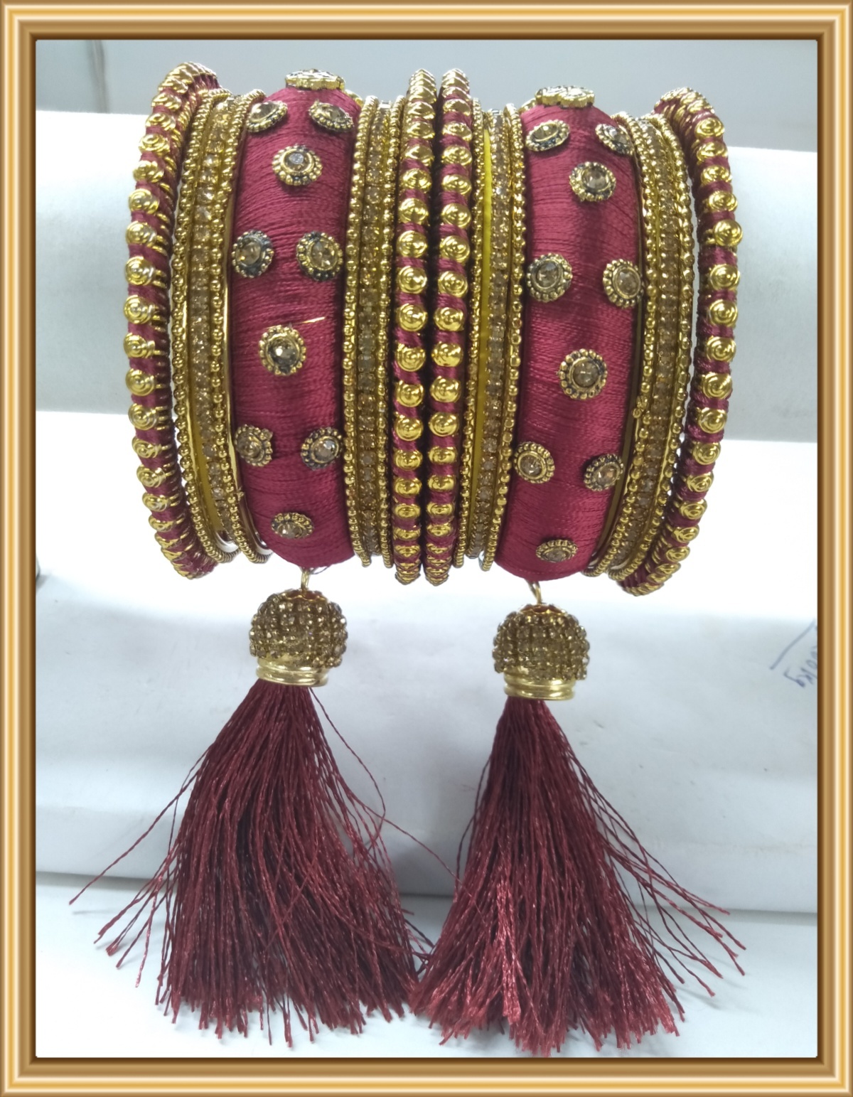 Designer Bangle Set - Brass Material, Customizable Sizes & Colors | Eye-catching Design, Classy Appearance, Lustrous Shine
