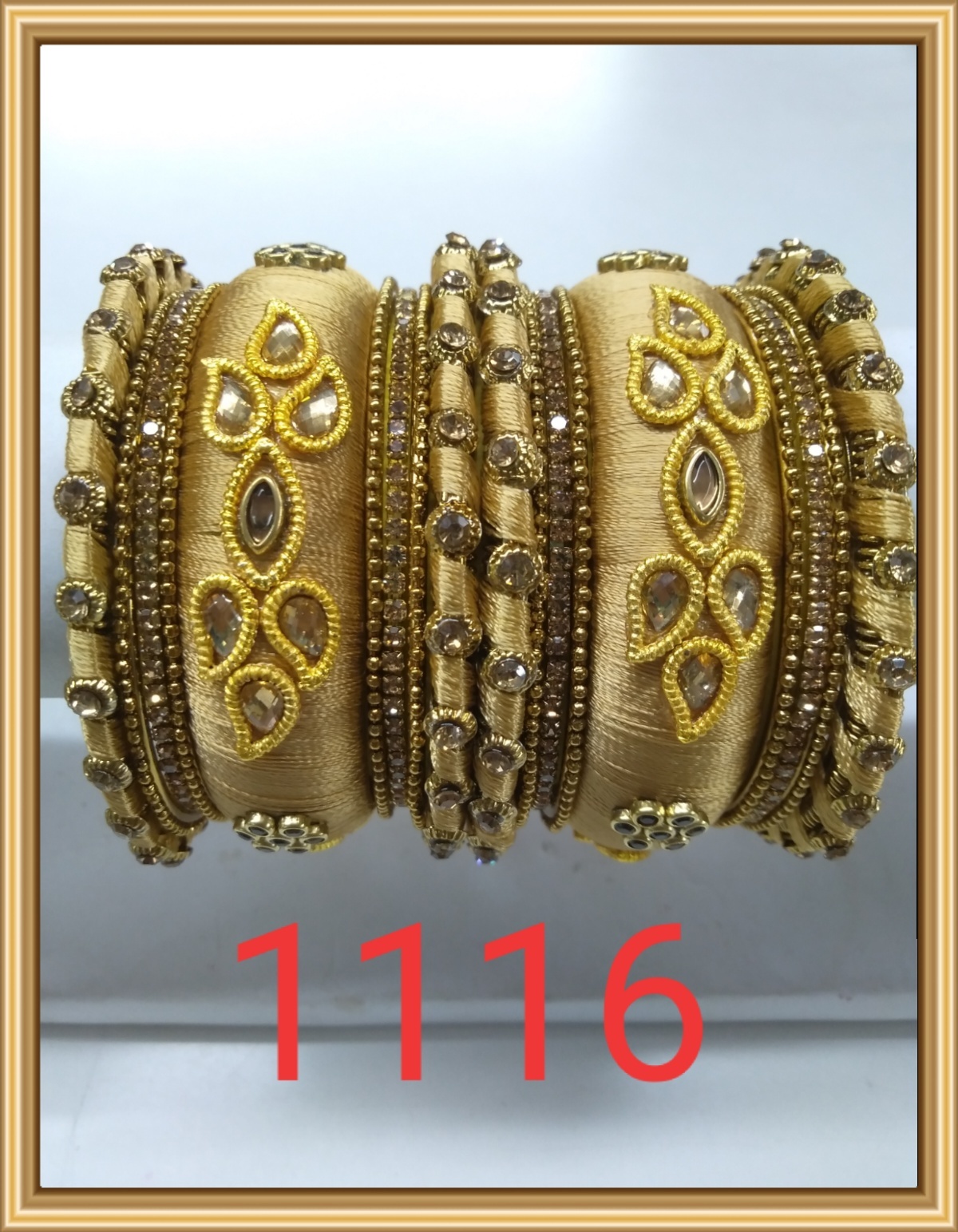 Designer Bangle Set - Brass Material, Customizable Sizes & Colors | Eye-catching Design, Classy Appearance, Lustrous Shine