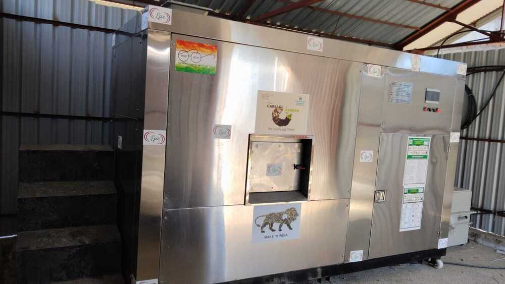500 किलो पूरी तरह से स्वचालित खाद्य अपशिष्ट खाद मशीन