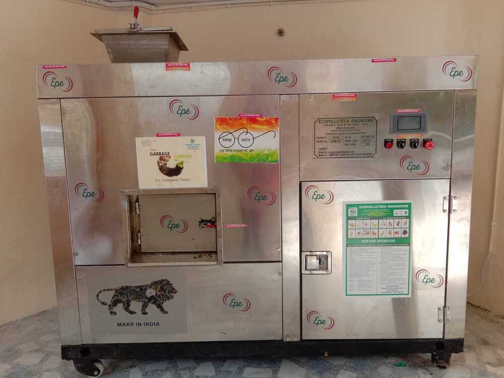 अर्ध स्वचालित खाद्य अपशिष्ट खाद मशीन