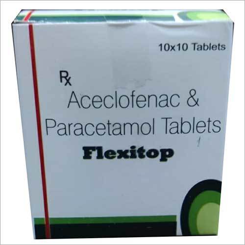 एसिक्लोफेनाक और पेरासिटामोल टैबलेट
