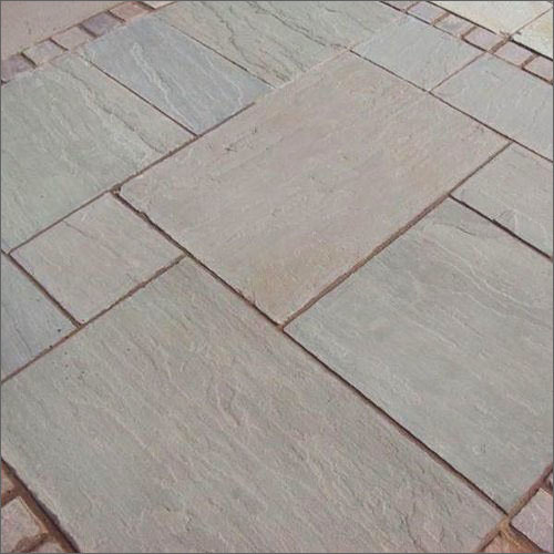 Natural Autumn Brown Sandstone Block - Premium Quality Flooring Material, Unbreakable And Durable, Natural Surface Finish, Custom Thickness