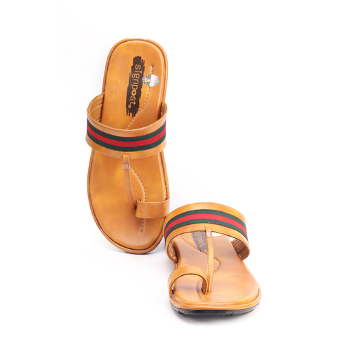 रस्ट पुरुषों की साइज़ की 8 से 11 कोल्हापुरी चप्पलें