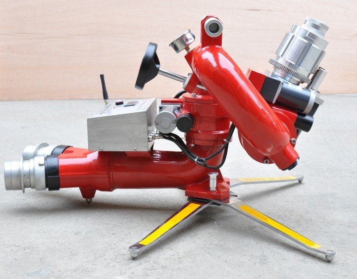 Double Inlet Portable Water Monitor - Application: For Fire