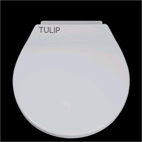 व्हाइट ट्यूलिप टॉयलेट सीट कवर