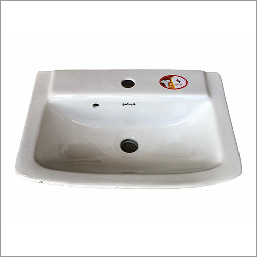 White 18 X12 Inch Square Wash Basin