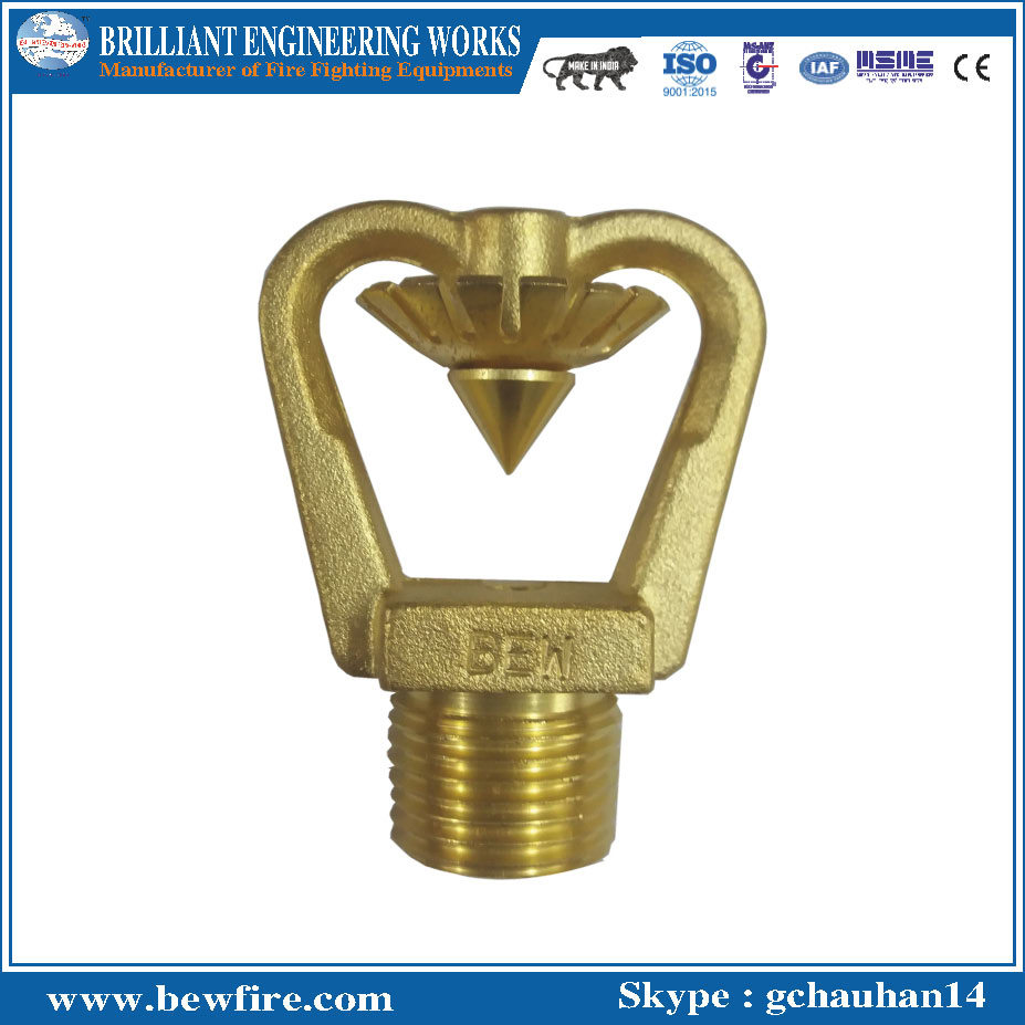 Brass Mv Sprinkler - 1/2" & 3/4" Bspt Sizes, Golden Color, 12 Bar Pressure | Applications: Transformer Cooling, Dust Suppression, Scrubber, Cleaning