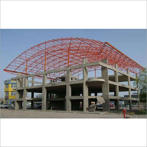 Mild Steel Building Structure - 50 Feet High, Color Coated | Prefab, Easily Assembled, Fire Resistant, Ideal for Industrial Use