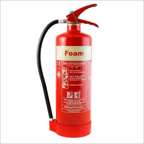 Foam Fire Extinguisher - MS Material , Red Color for Office and Hospital Use, Ideal for Industrial Applications
