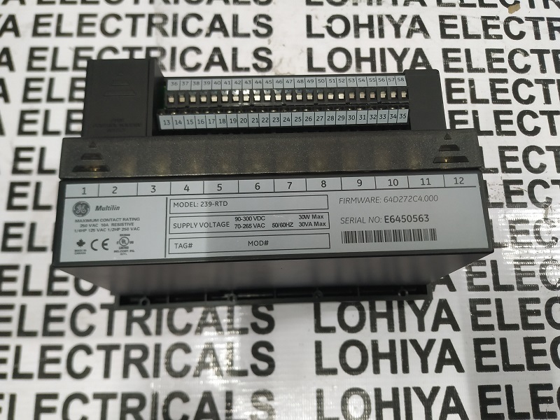 Ge Multilin 239 Motor Protection Relay 239-rtd